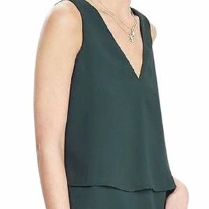 Banana Republic Tiered Sleeveless Blouse